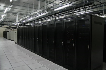 A server room after business data protection services near Dallas, TX